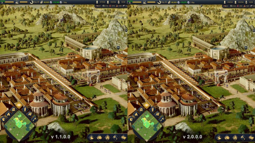 ▷ Devlog XVIII: AUREUS Game optimization and technical improvements | Citadelum Game | Build, Expand, Trade and Win the Favor of the Gods.