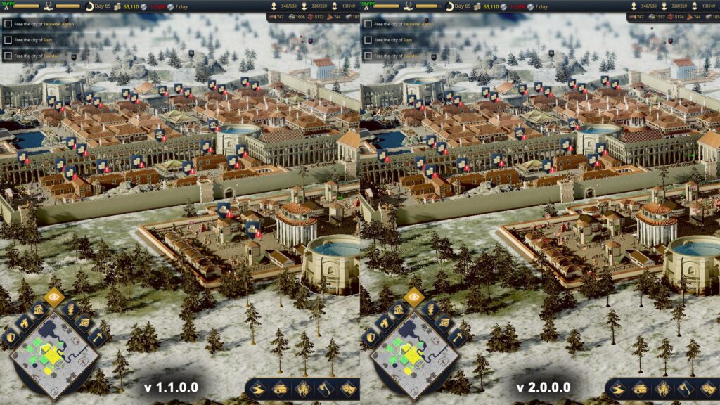 ▷ Devlog XVIII: AUREUS Game optimization and technical improvements | Citadelum Game | Build, Expand, Trade and Win the Favor of the Gods.